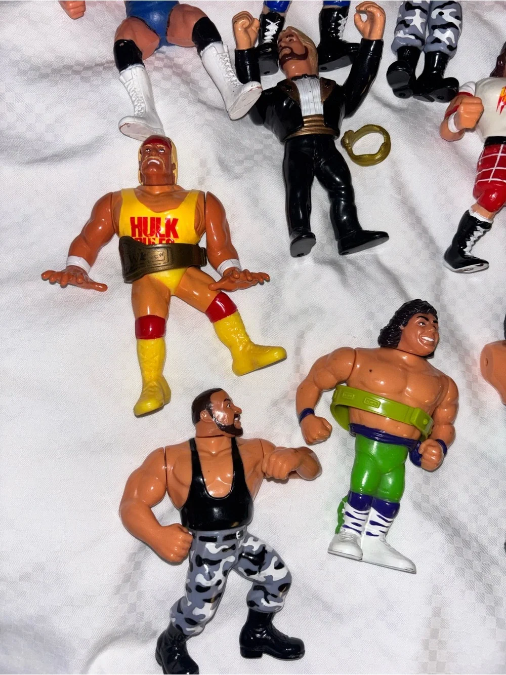 WWF Galoob Wrestling Action Figures Set of 9 Hulk Hogan Ric Flair